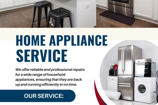 White and Blue Modern Home Appliance Service Flyer (1)